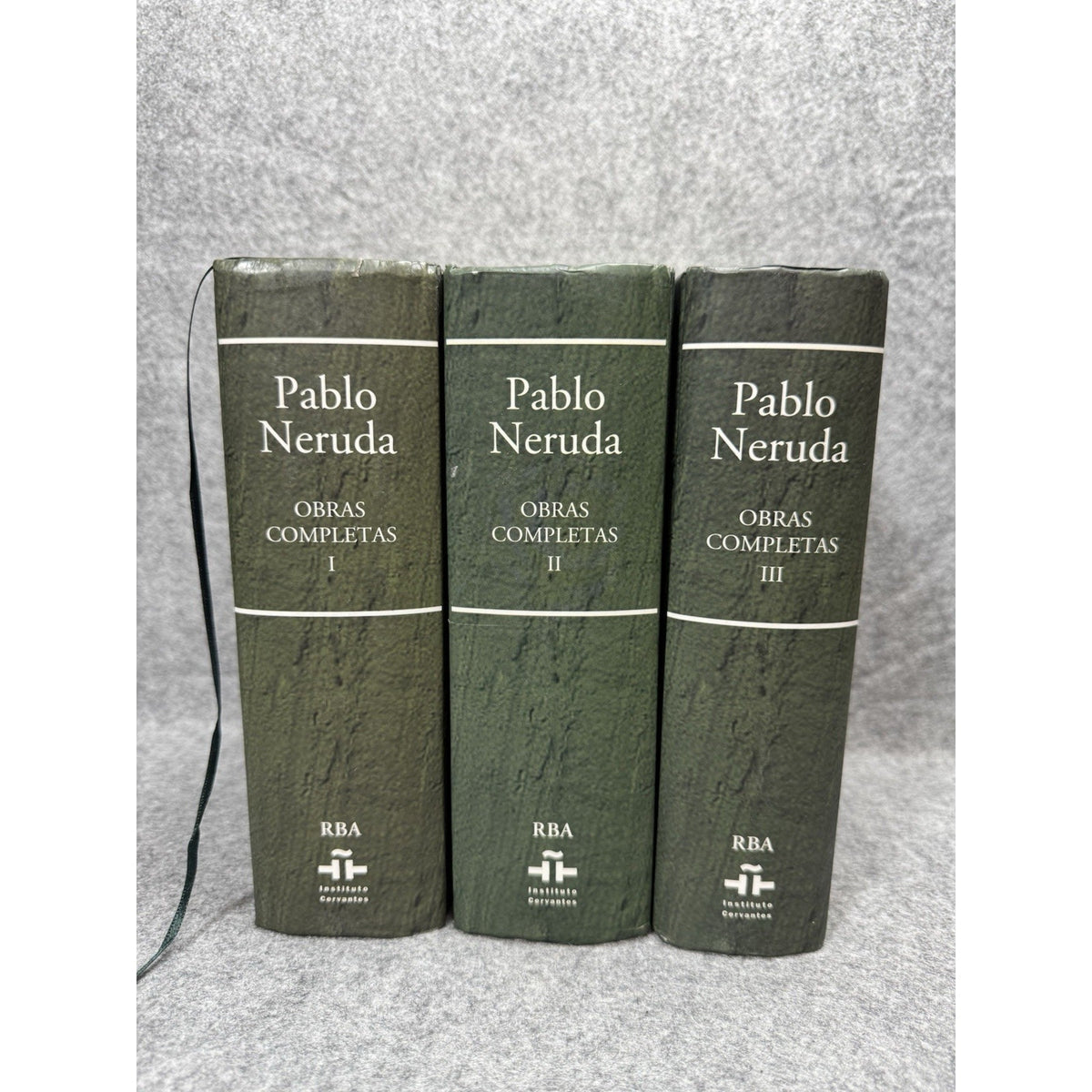 Pablo Neruda Obras Completas Complete 3 Volume HC Set RBA Instituto Cervantes