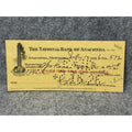 1926 Anaconda Montana Bank Check Smelter Stack Vignette Spokane News Co.