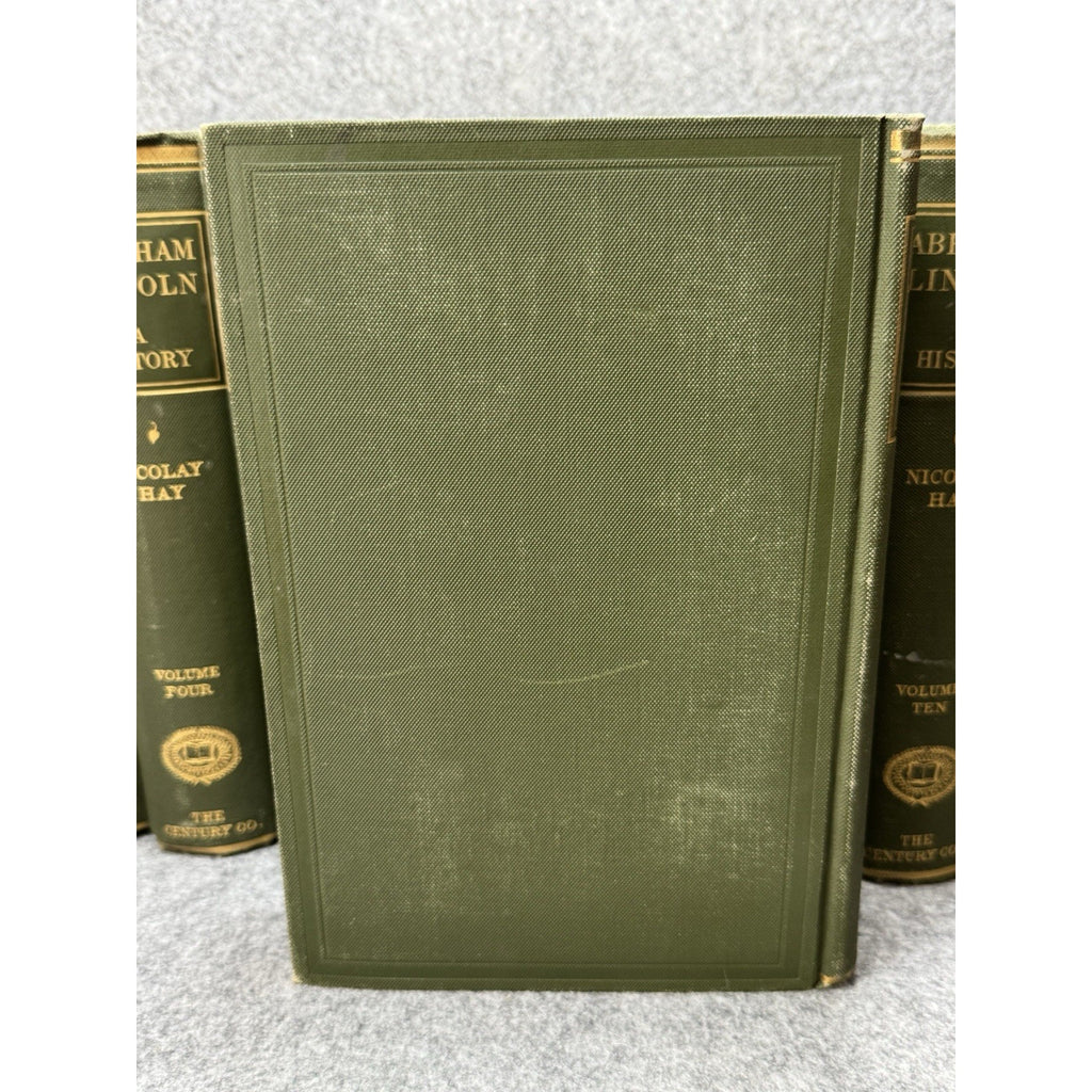 Abraham Lincoln A History 1890 Nicolay Hay First Edition 9 Vol Set 2-10 Rare