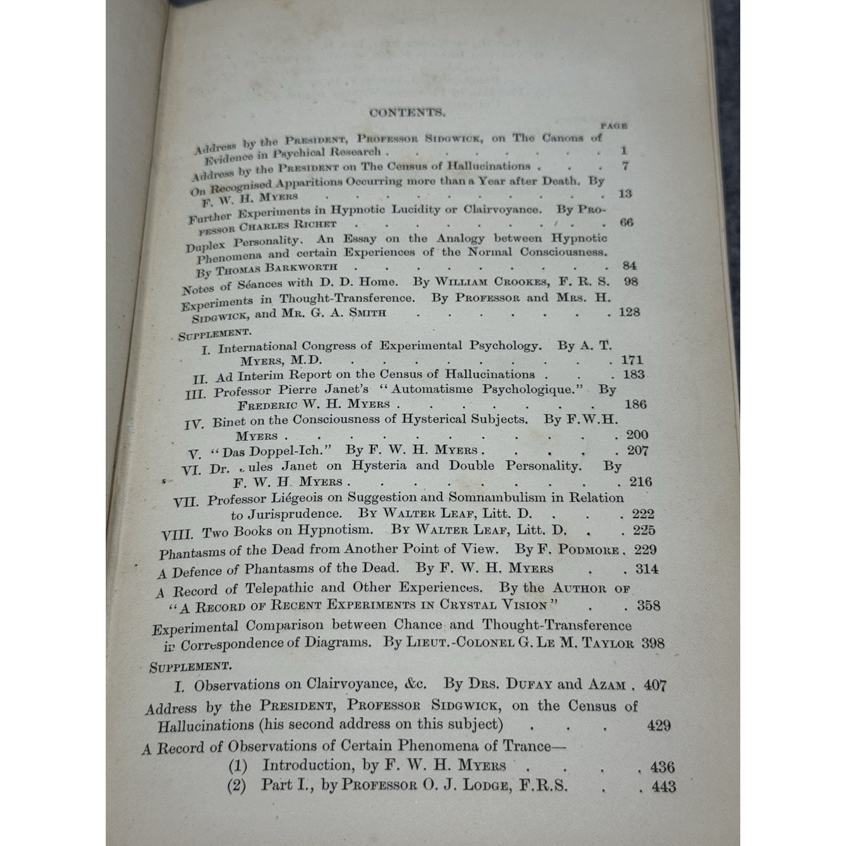 Rare Society for Psychical Research Vol VI Occult Paranormal Studies 1890