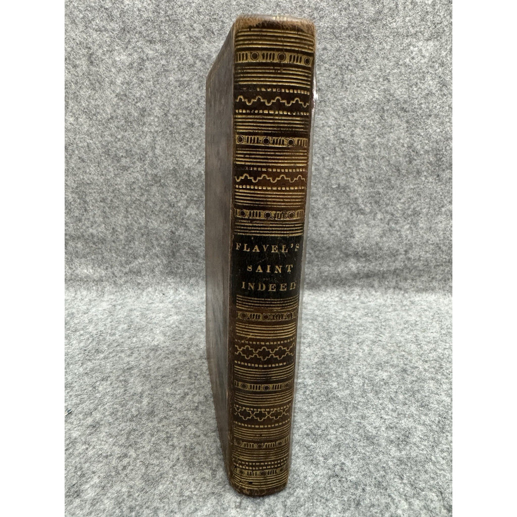 1826 John Flavel Saint Indeed Great Work of a Christian Leather Bound