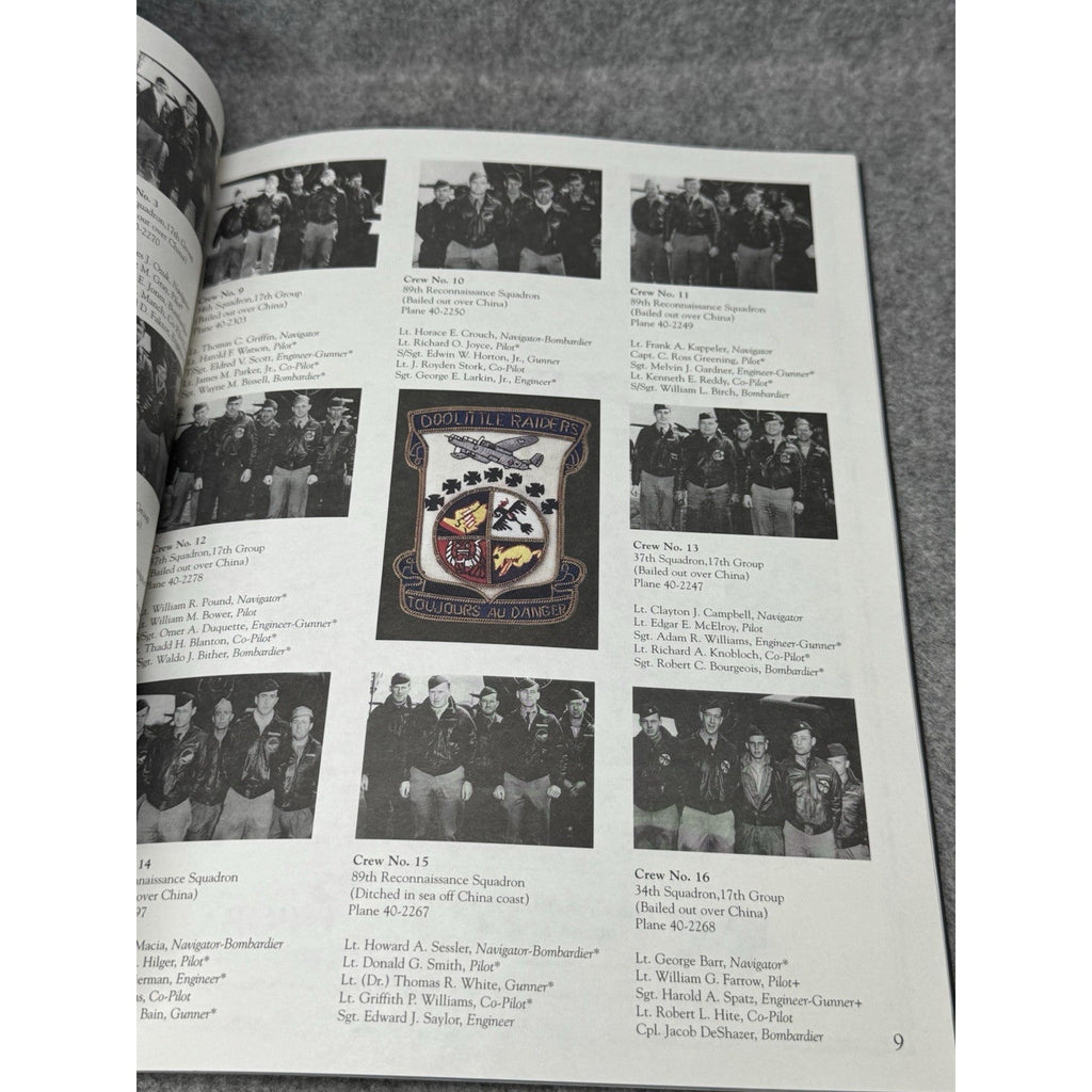 Doolittle Raiders 2002 60th Reunion Program Signed Charlie Duke Bower Thatcher