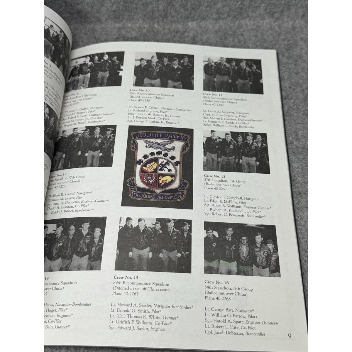 Doolittle Raiders 2002 60th Reunion Program Signed Charlie Duke Bower Thatcher