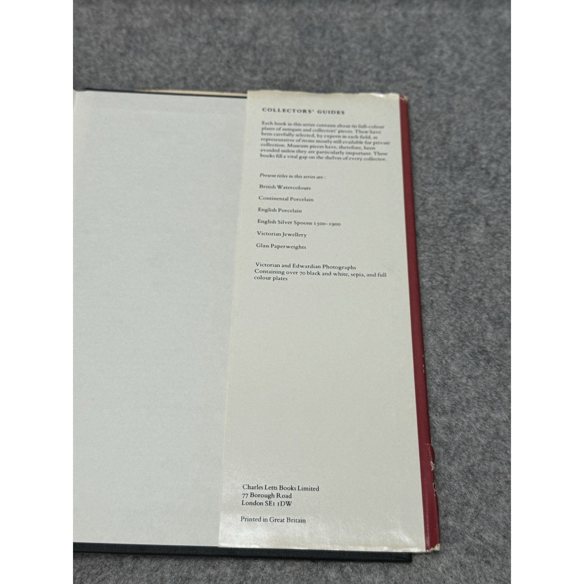 1982 Victorian and Edwardian Photographs Margaret F Harker Hardcover DJ