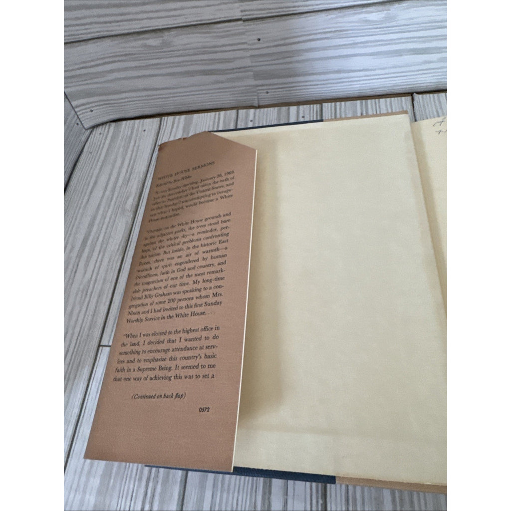 White House Sermons, Hibbs, Intro by Richard Nixon, 1st Edition, 1972