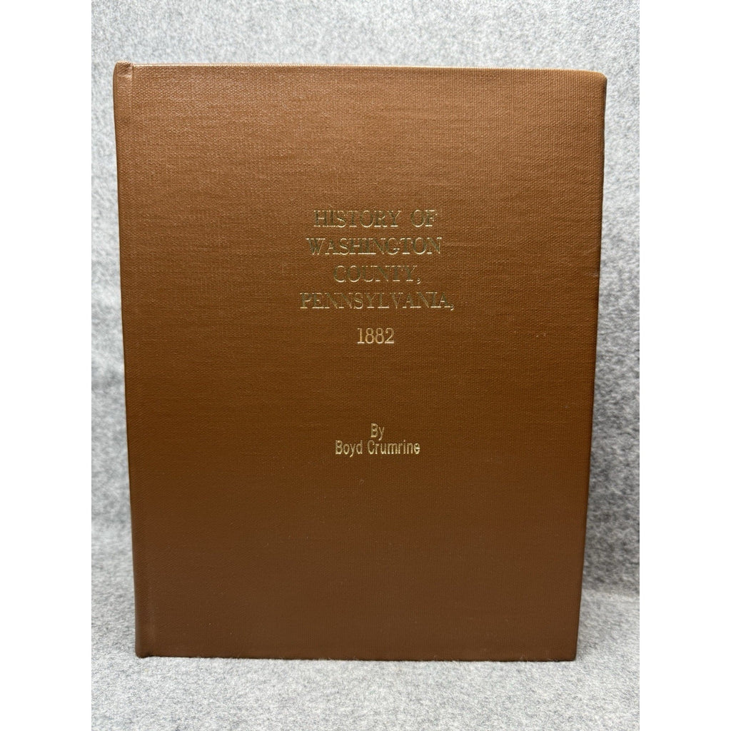 Washington County Pennsylvania History Genealogy Boyd Crumrine Closson Press