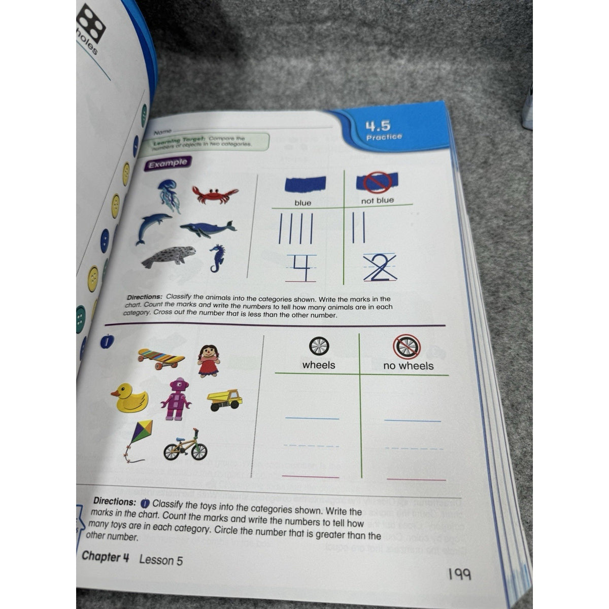 Math & You Kindergarten K Vol 1 & 2 Homeschool Workbook Set Larson Boswell