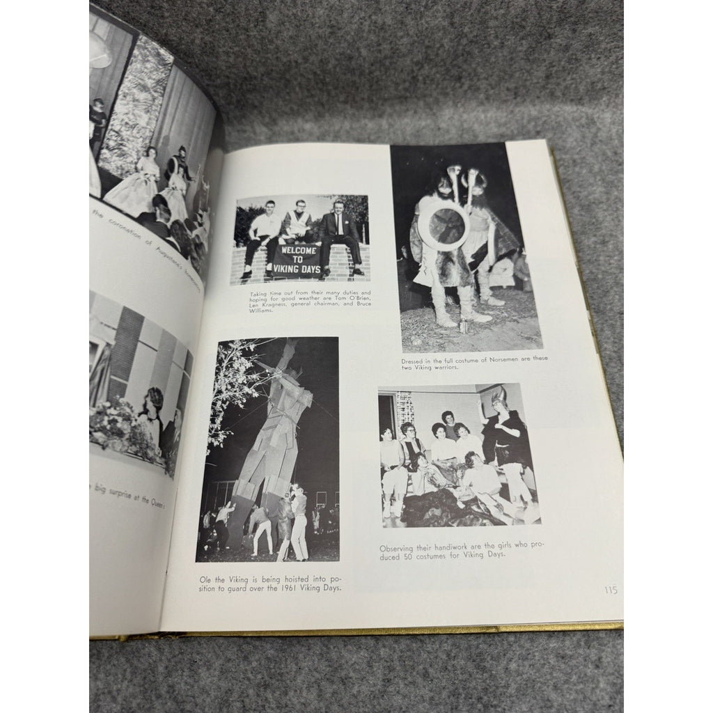 1962 Edda Augustana College Sioux Falls SD Yearbook Hardcover