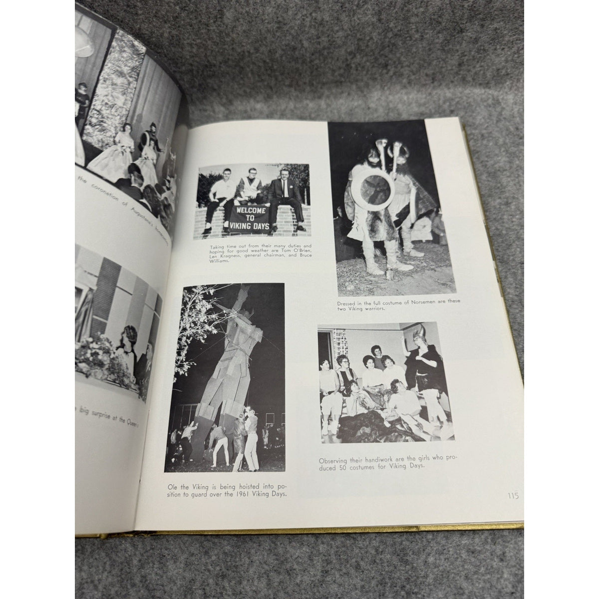 1962 Edda Augustana College Sioux Falls SD Yearbook Hardcover