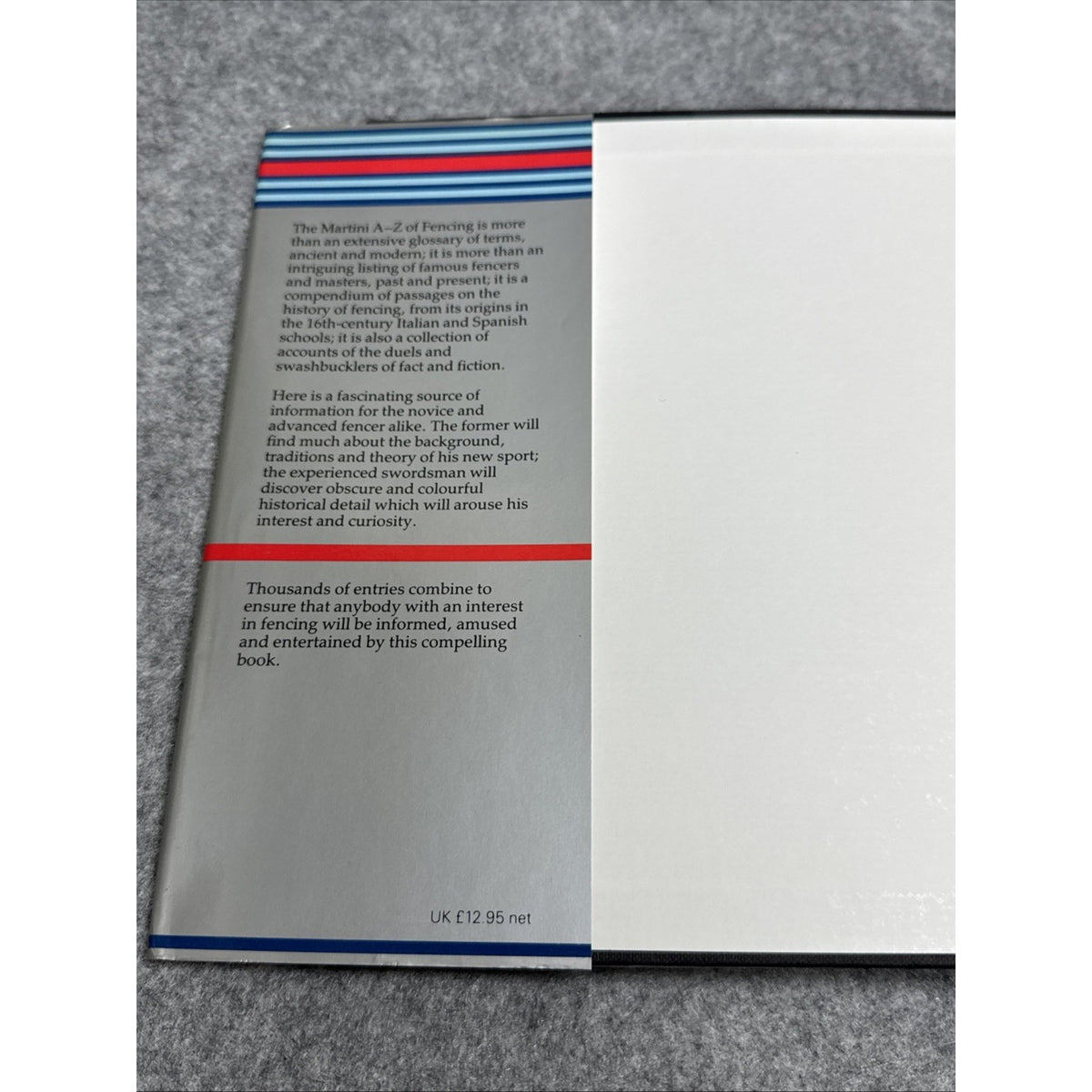 Martini A.to Z.of Fencing By E.D. MORTON