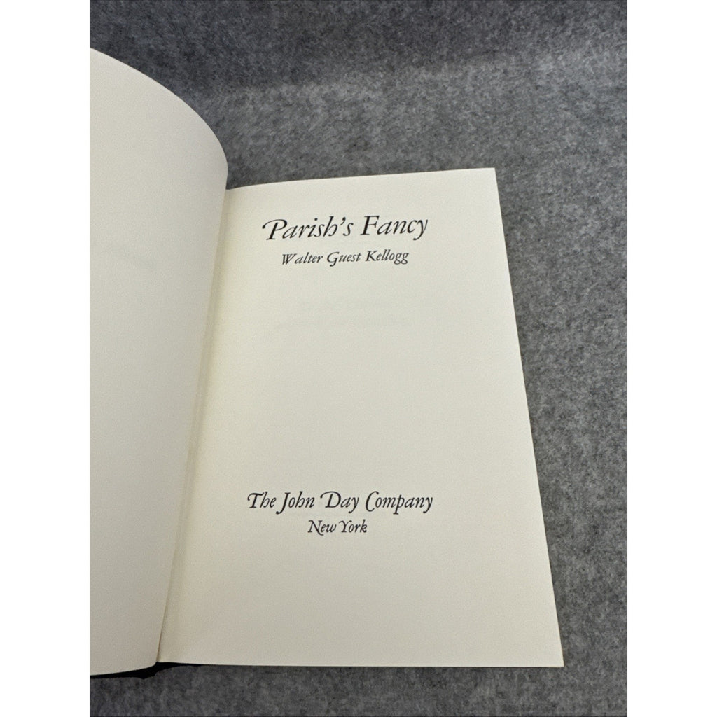 Parish's Fancy by Walter Guess Kellogg HC/DJ - 1929 - 3rd Printing