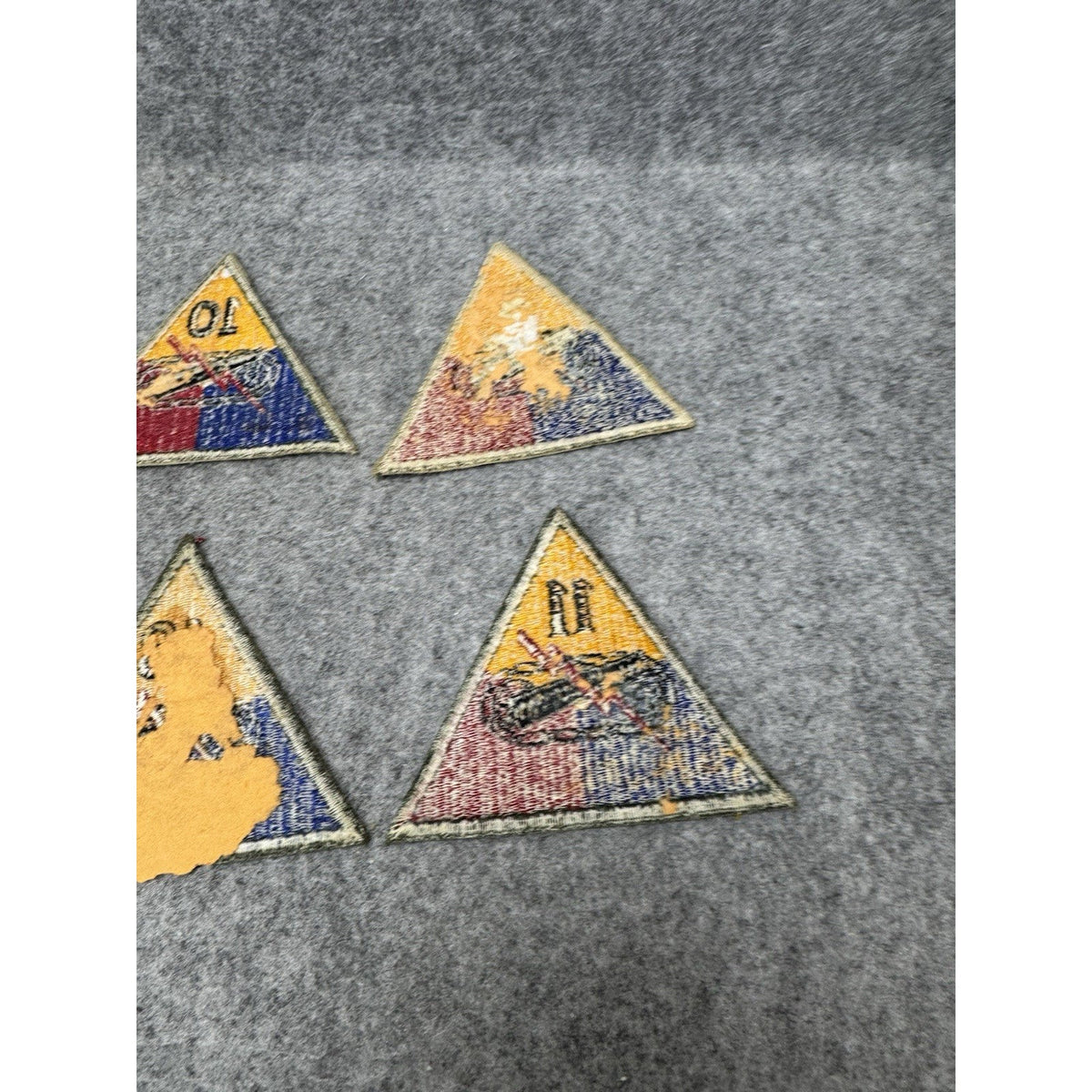 Vintage US Army Armored Patch Lot of 8 Military Insignia IV 7 CAV 9 10 11 12 13￼