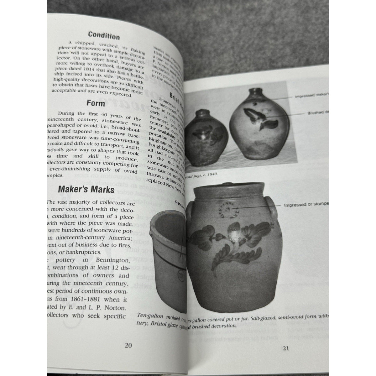 1995 American Stoneware Don & Carol Raycraft Price Guide Crocks Jugs Paperback