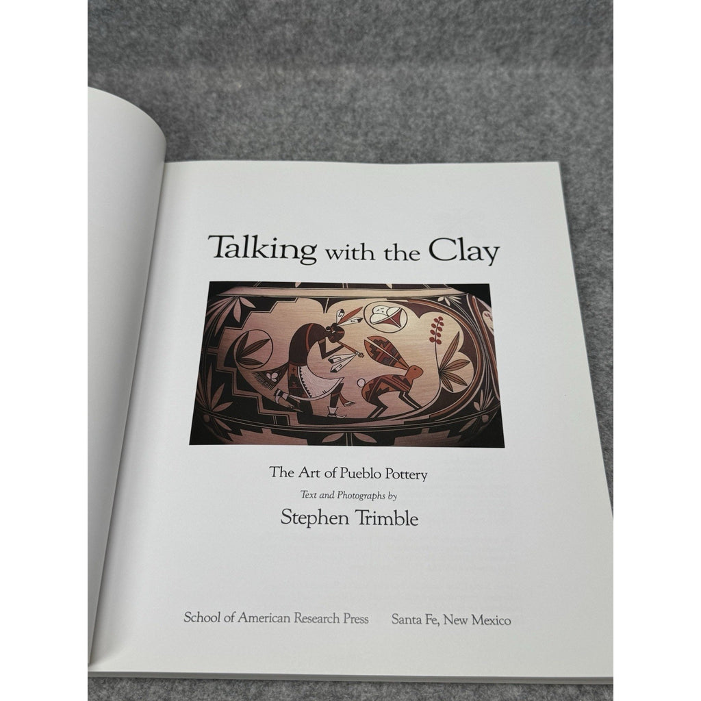 1987 Talking with the Clay Pueblo Pottery Stephen Trimble First Edition PB