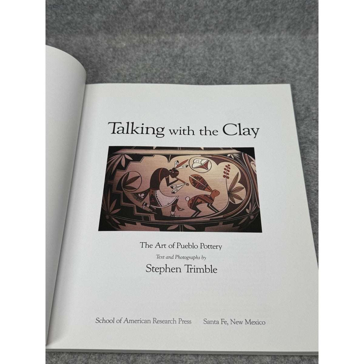 1987 Talking with the Clay Pueblo Pottery Stephen Trimble First Edition PB