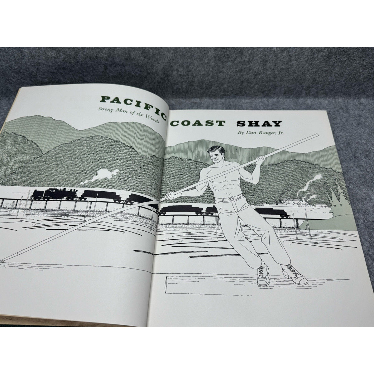 1970 Pacific Coast Shay Strong Man Woods Dan Ranger Logging Railroad HC