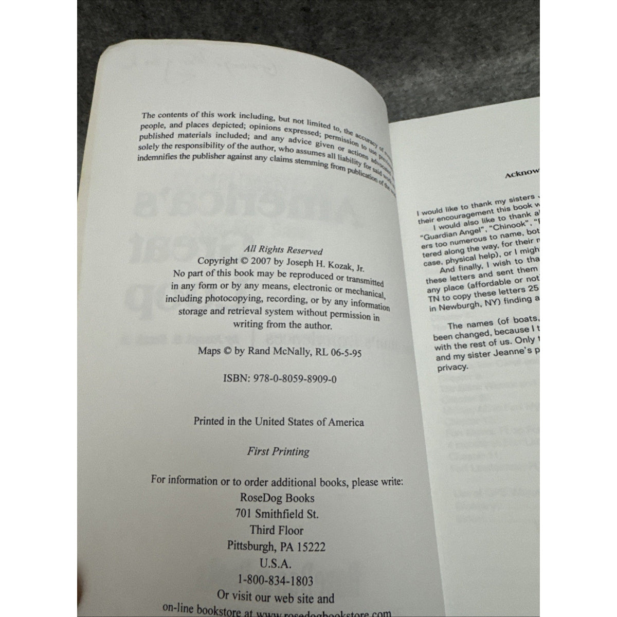 America's Great Loop : One Man's Experiences by Joseph H. Kozak Jr. (2007, Book,