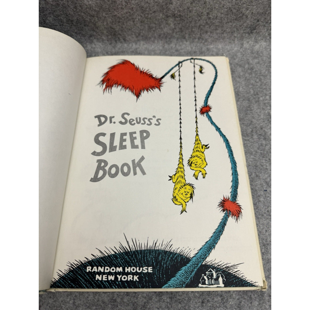 Vintage Dr. Seuss Sleep Book & The King’s Stilts HC Book Club Edition Set