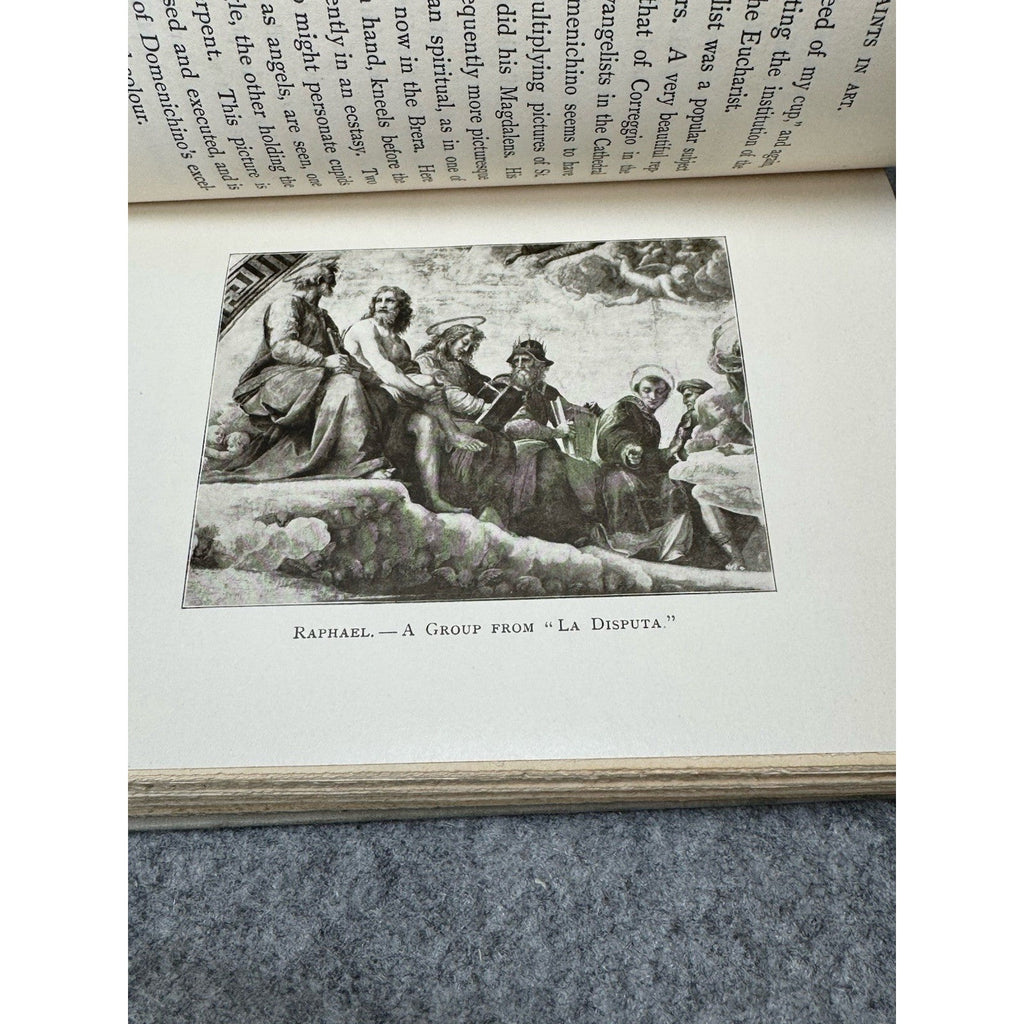 1906 Saints in Art Clara Erskine Clement Illustrated Decorative Binding Gilt Top