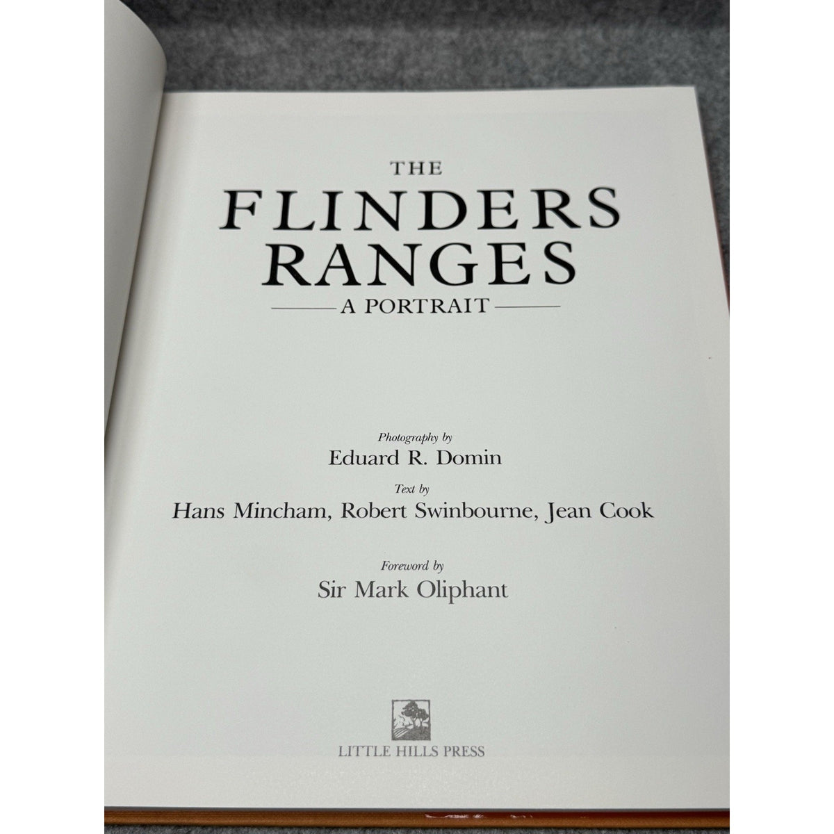 Flinders Ranges Australia Portrait Photography Eduard Domin Hardcover DJ