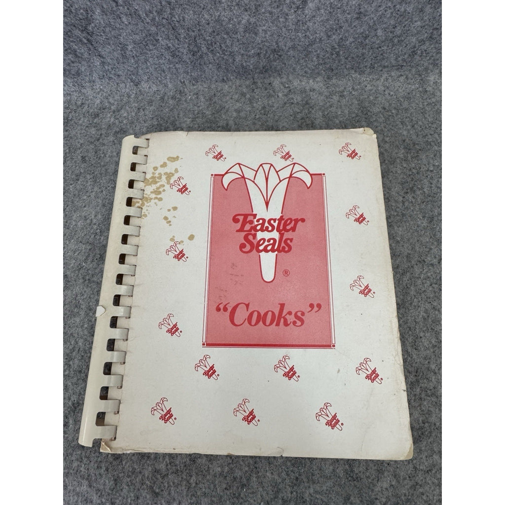 1989 Easter Seals Cooks Cookbook San Antonio TX Spiral Bound Recipes