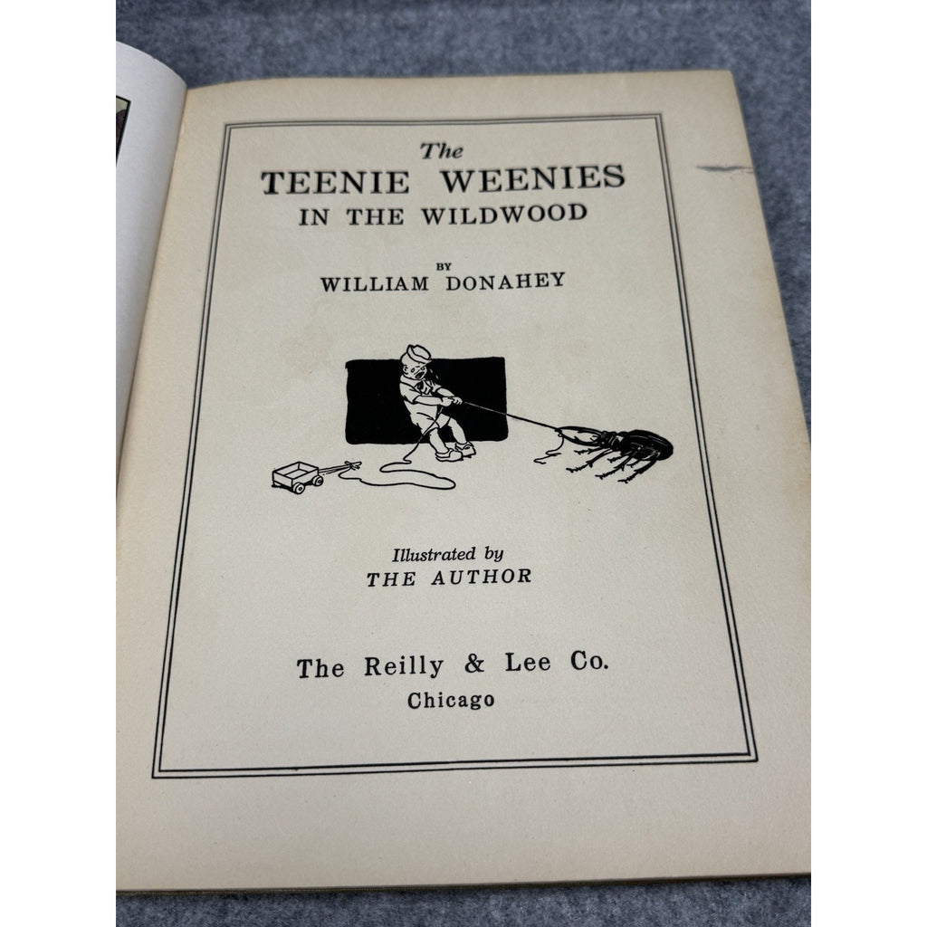 The Teenie Weenies in the Wildwood William Donahey 1923 Illustrated HC