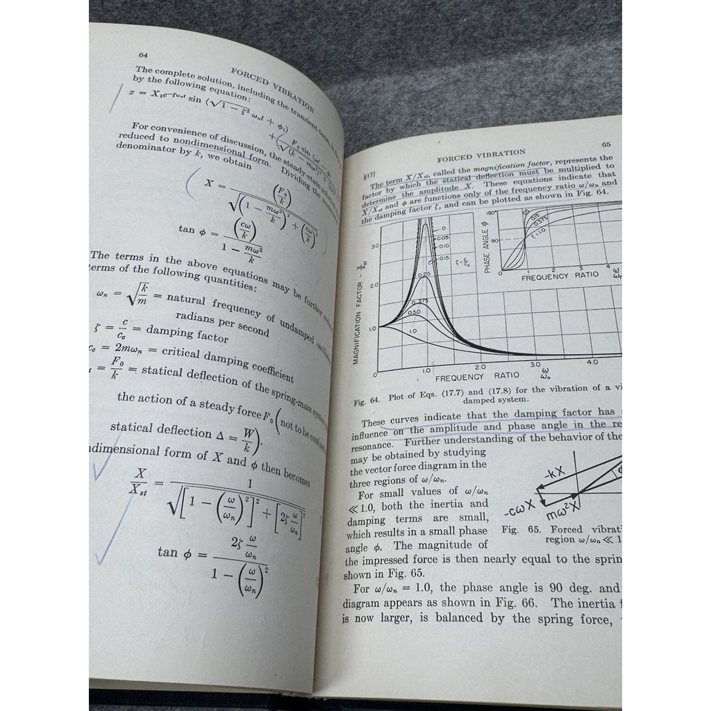 Mechanical Vibrations William T Thomson 1949 Engineering Hardcover 2nd Printing