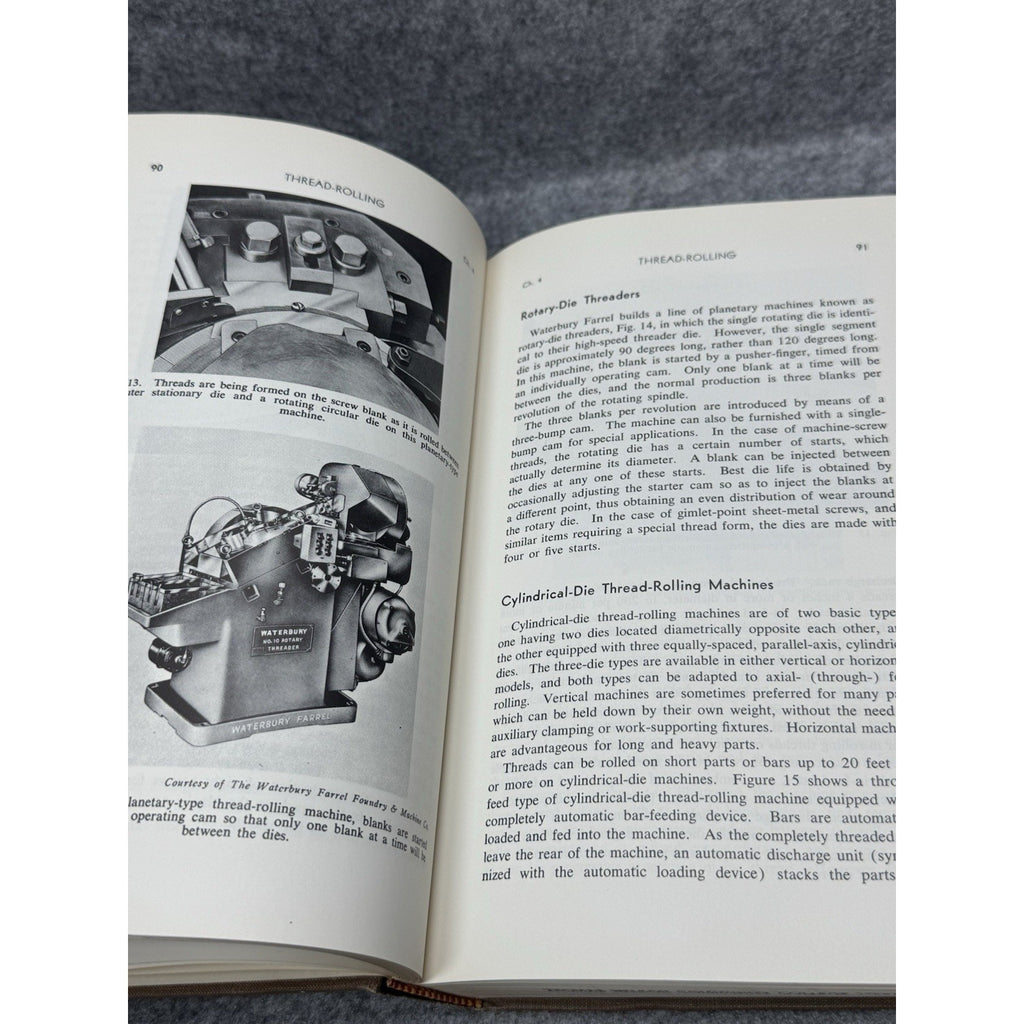 Chipless Machining 1960 First Edition Charles H. Wick HC Industrial Press