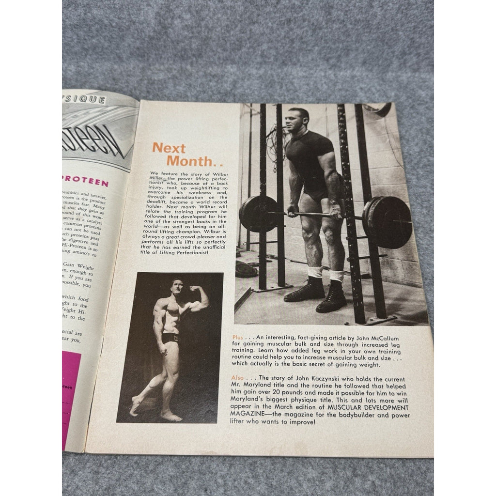 Muscular Development Feb 1966 Elmo Santiago Mr Universe Bodybuilding Magazine