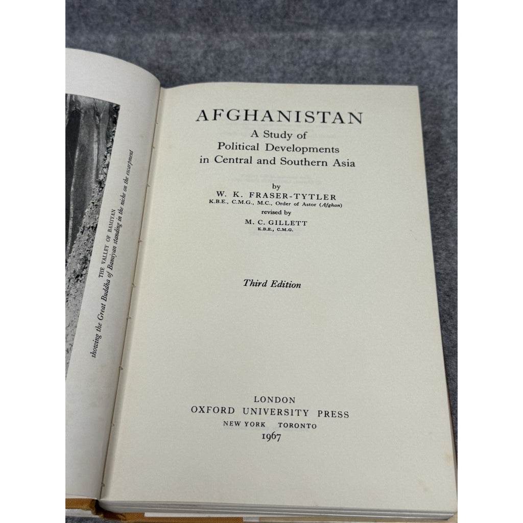 Scarce SIGNED Afghanistan Gillett British Ambassador Presentation Copy 1967
