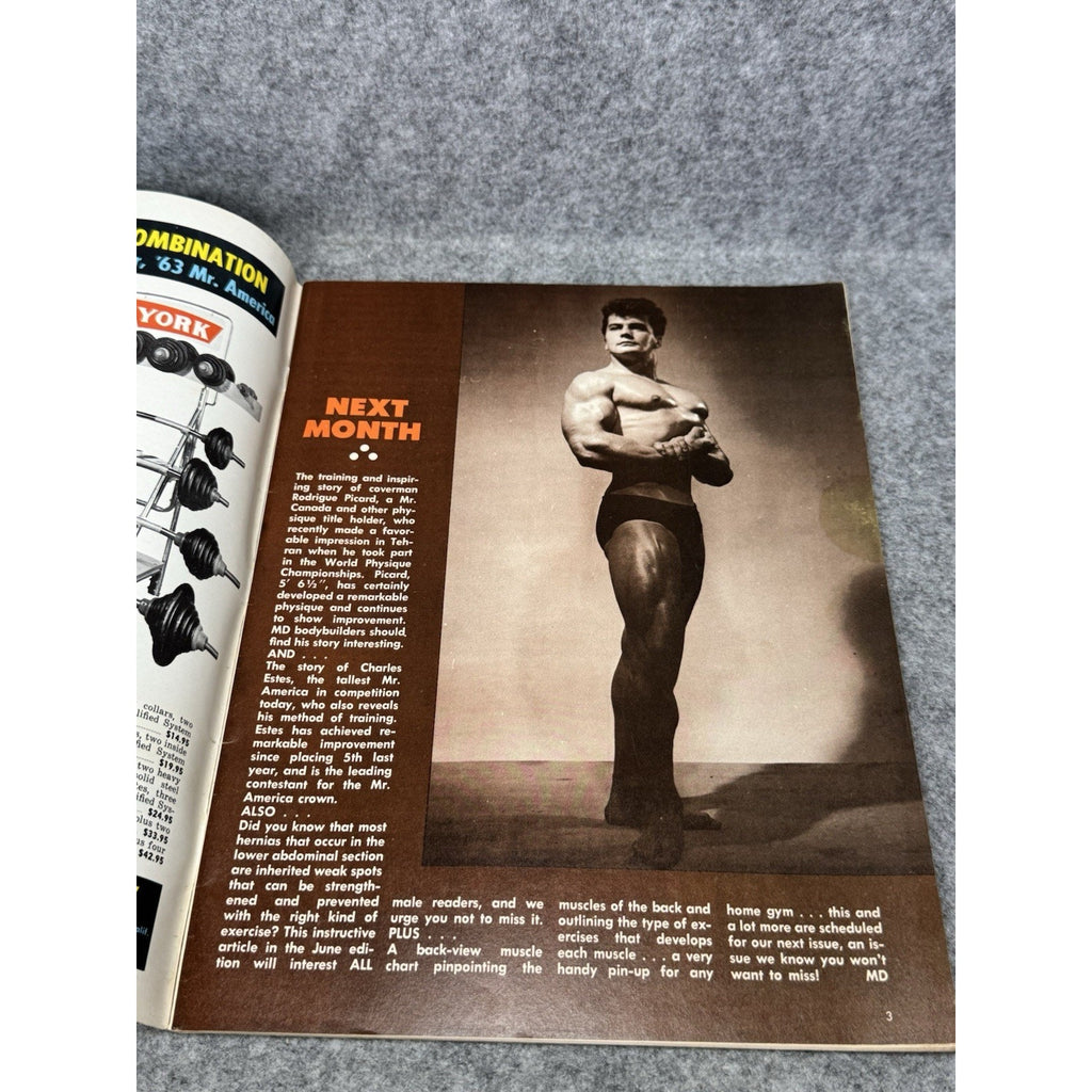 Muscular Development May 1966 Les Spendlove Elmo Santiago Bodybuilding Magazine
