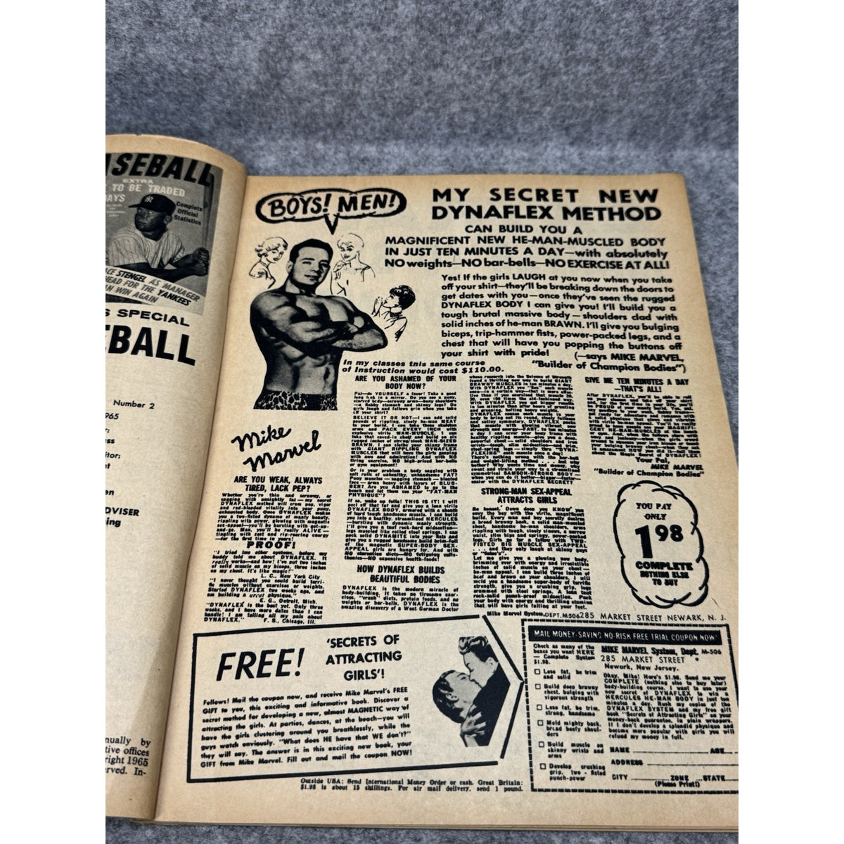 1965 Sports Special Baseball Magazine Mickey Mantle Willie Mays Trade Cover