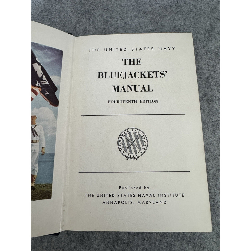 1950 Bluejackets’ Manual 14th Edition US Navy Naval Institute Hardcover