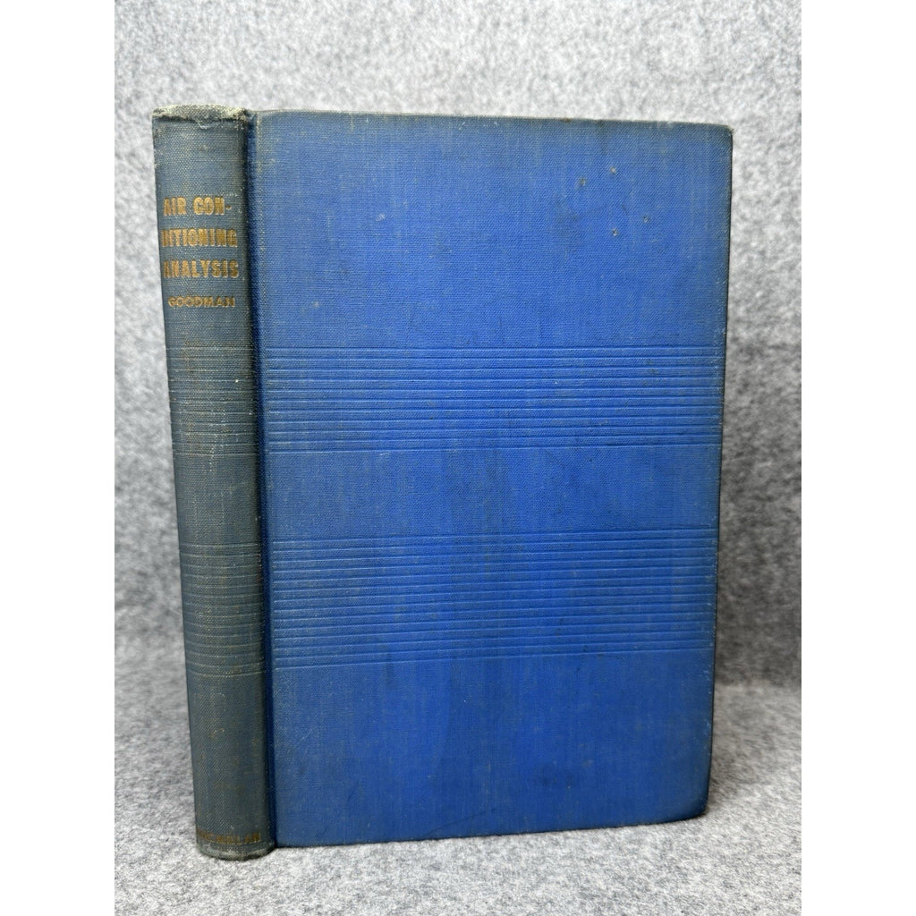 1944 Air Conditioning Analysis Psychrometric Charts Goodman Vintage HVAC