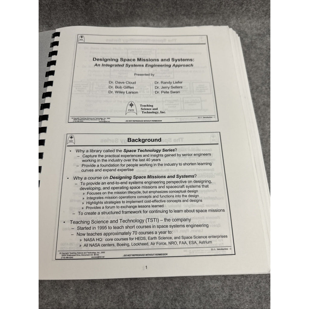 Designing Space Missions and Systems An Integrated Systems Engineering Approach