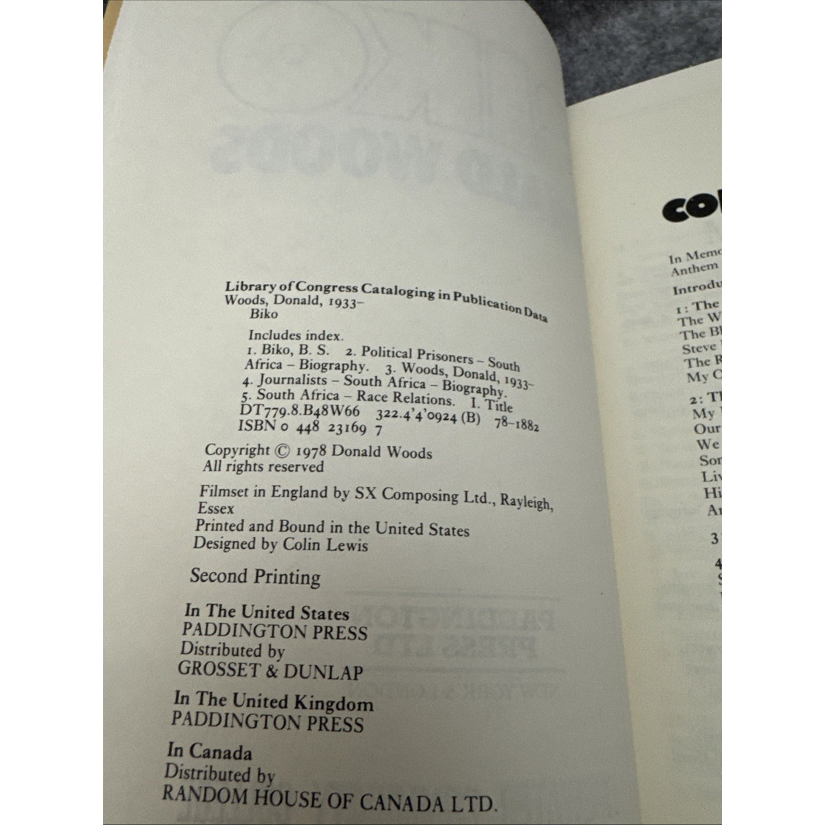 Biko by Donald Woods - 1978 HCDJ Vintage