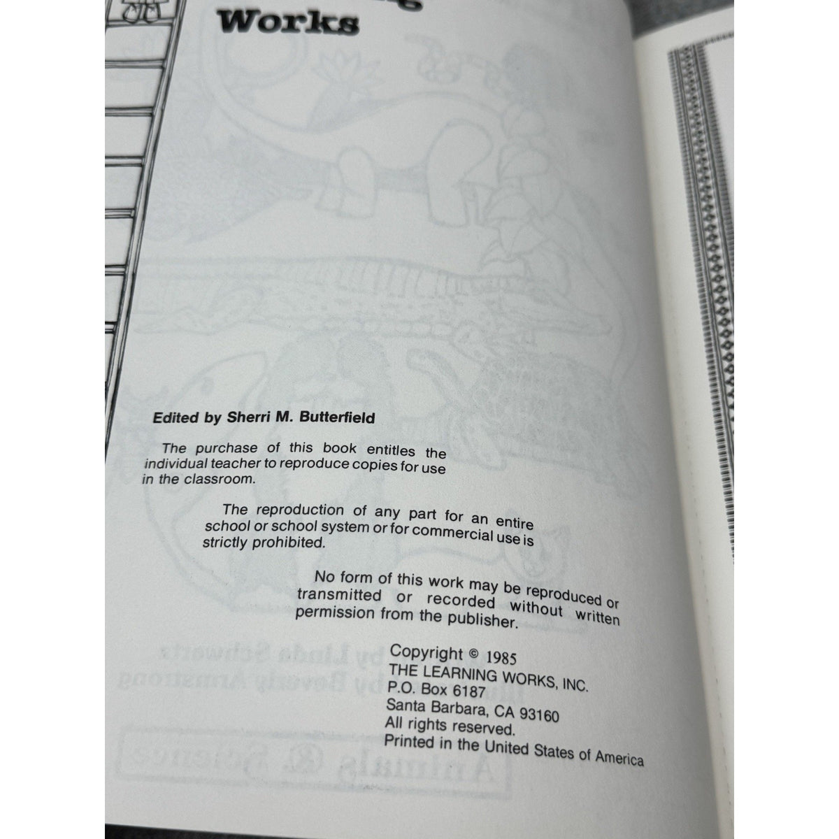 1985 Trivia Trackdown Animals & Science Linda Schwartz Grades 4-6 Workbook