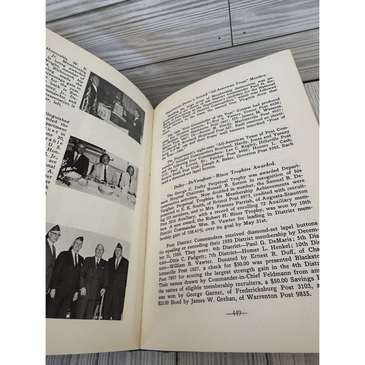 History Dept Virginia Veterans Foreign Wars 1919-1969 HC VFW Book
