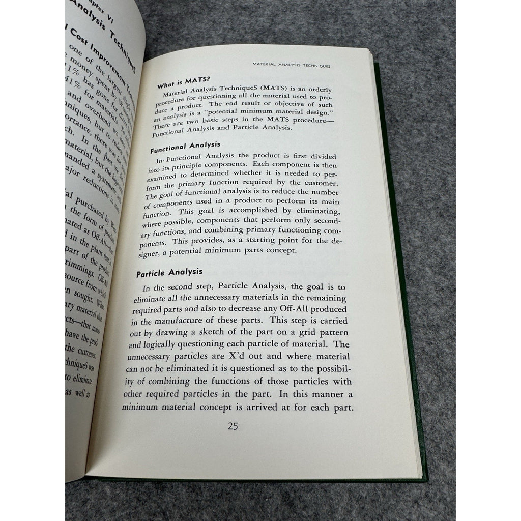 1961 Managing Product Cost Improvement Westinghouse Manufacturing Hardcover