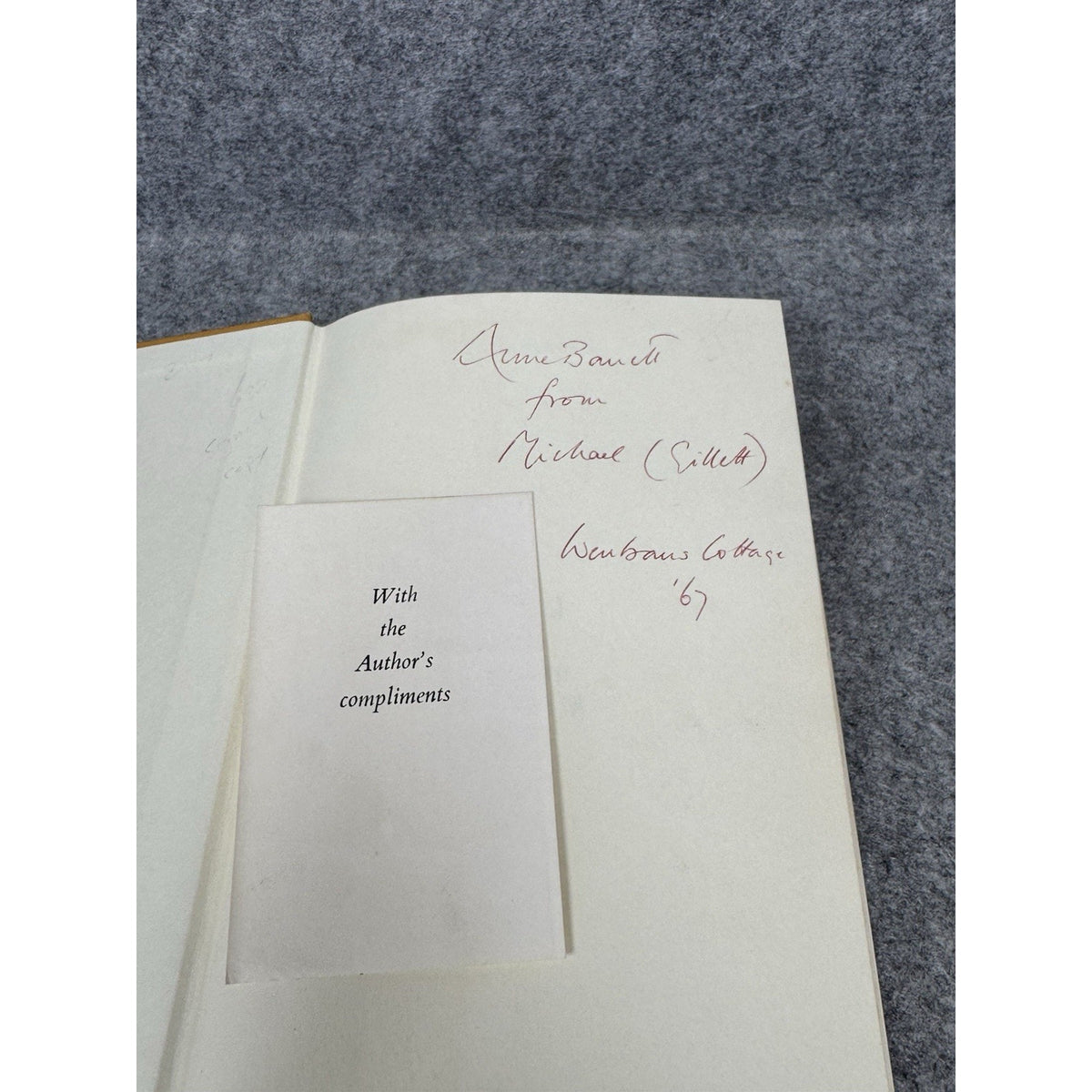 Scarce SIGNED Afghanistan Gillett British Ambassador Presentation Copy 1967