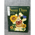1994 Sunny Days Pat Olson Tole Painting Pattern Book Bunnies Cows Sunflowers