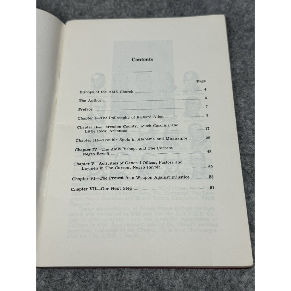 1970 AME Church Current Negro Revolt Howard Gregg Civil Rights Black History