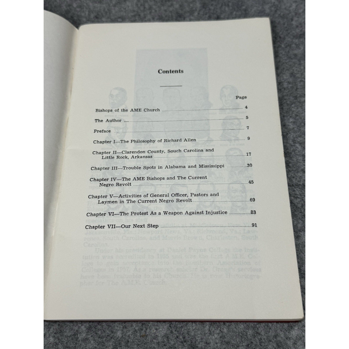 1970 AME Church Current Negro Revolt Howard Gregg Civil Rights Black History