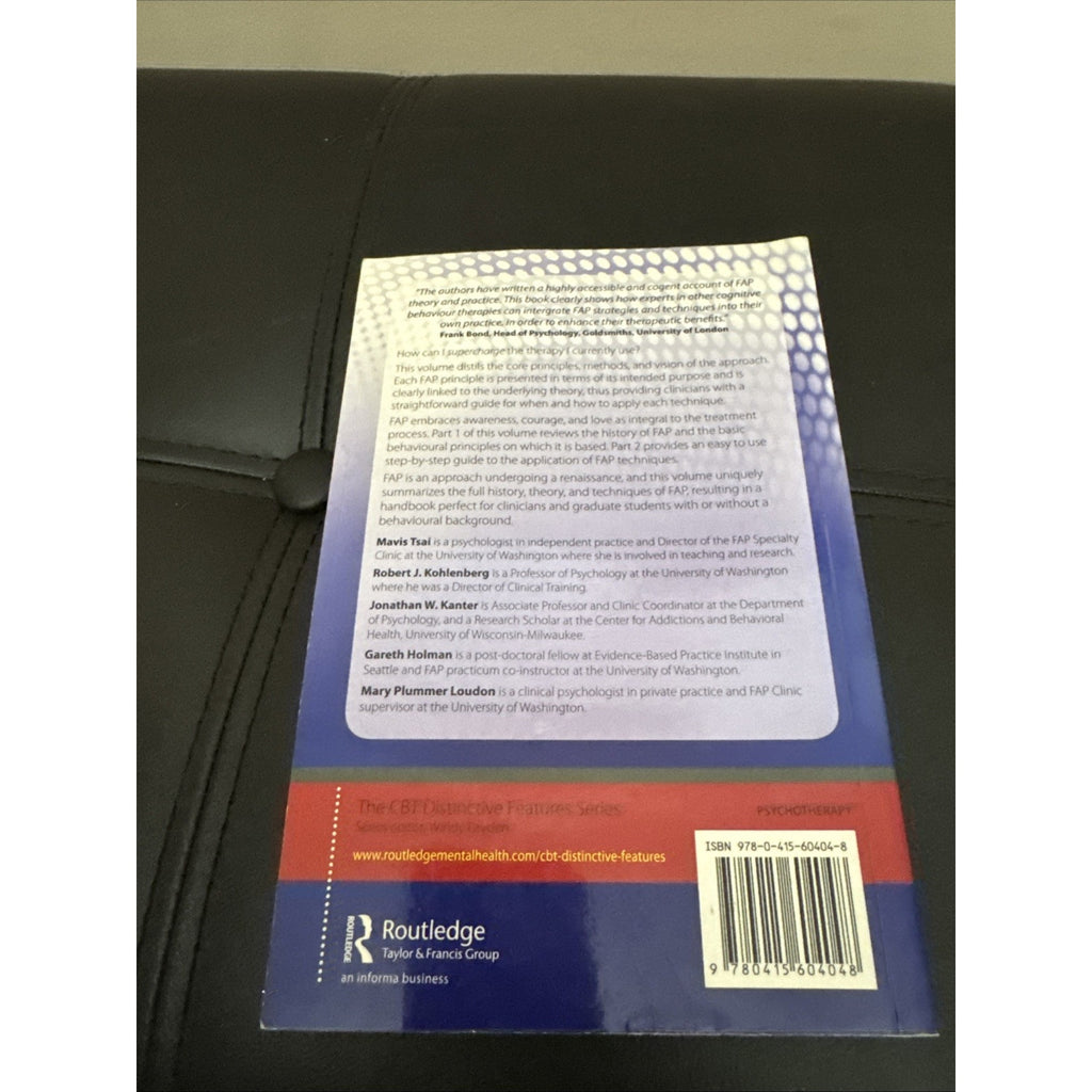 Functional Analytic Psychotherapy (CBT Distinctive Features)