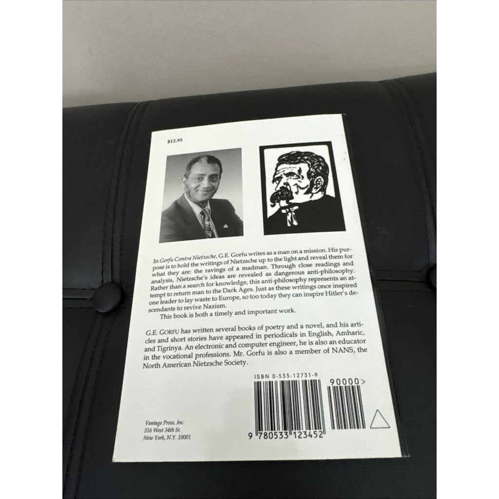 Gorfu Contra Nietzsche - G. E. Gorfu - 1st Edition Paperback 1999 RARE!!
