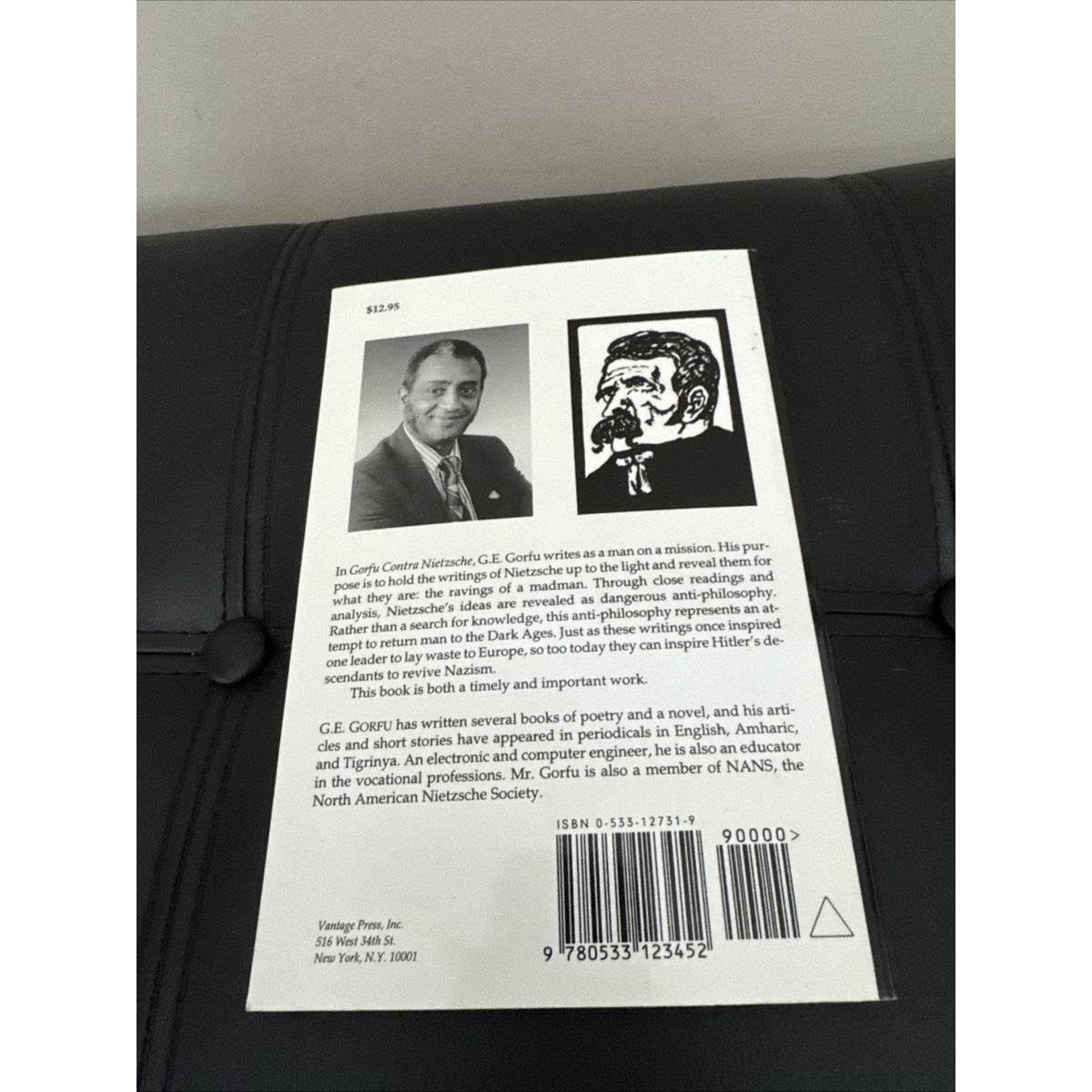 Gorfu Contra Nietzsche - G. E. Gorfu - 1st Edition Paperback 1999 RARE!!
