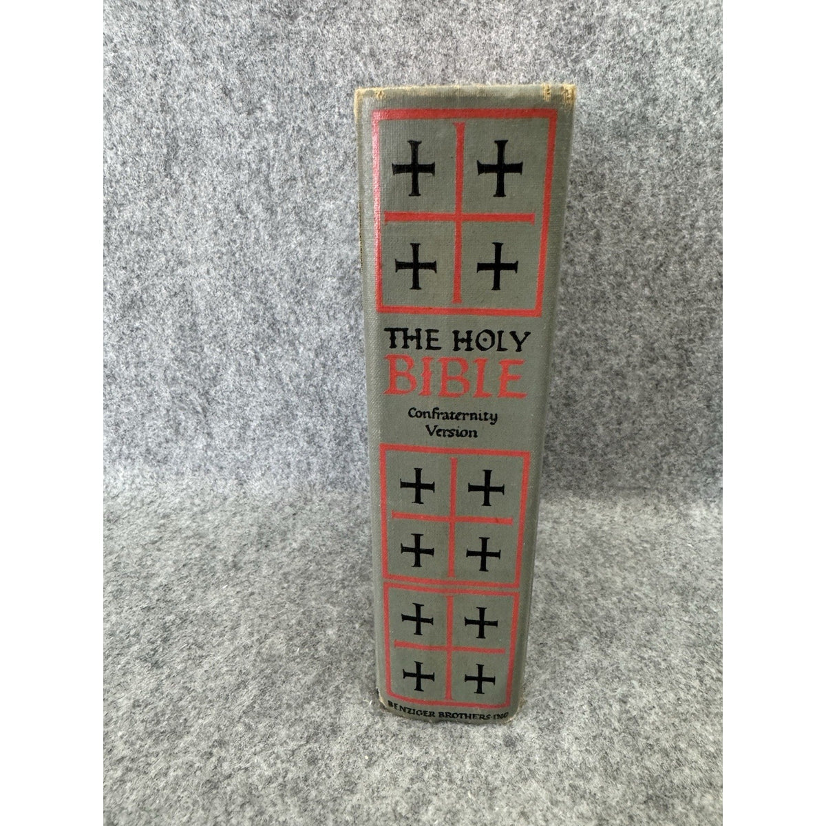 Vintage Confraternity Version Holy Bible Benziger Brothers Catholic HC