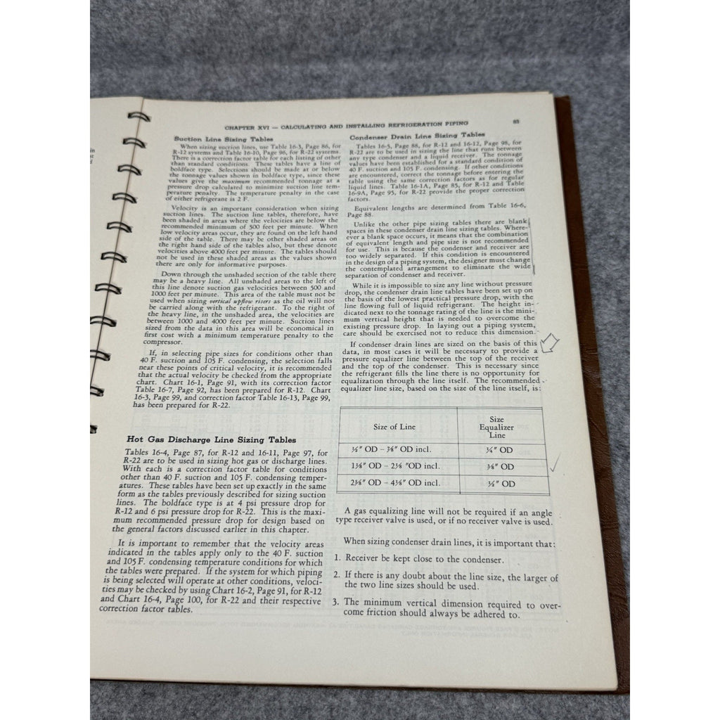 1962 Trane Reciprocating Refrigeration Manual HVAC Air Conditioning Vintage