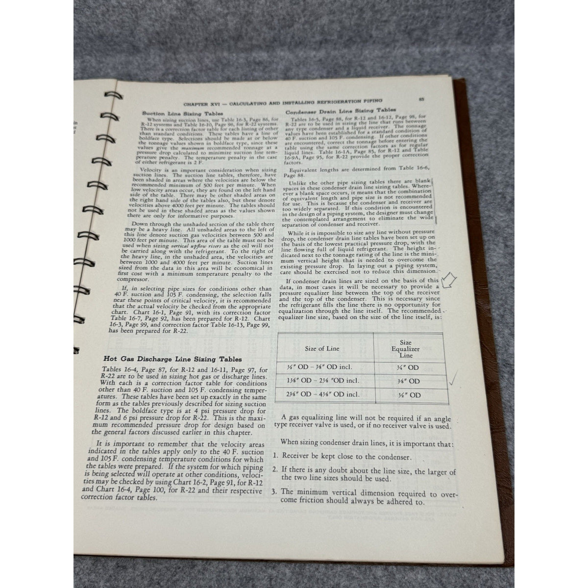 1962 Trane Reciprocating Refrigeration Manual HVAC Air Conditioning Vintage