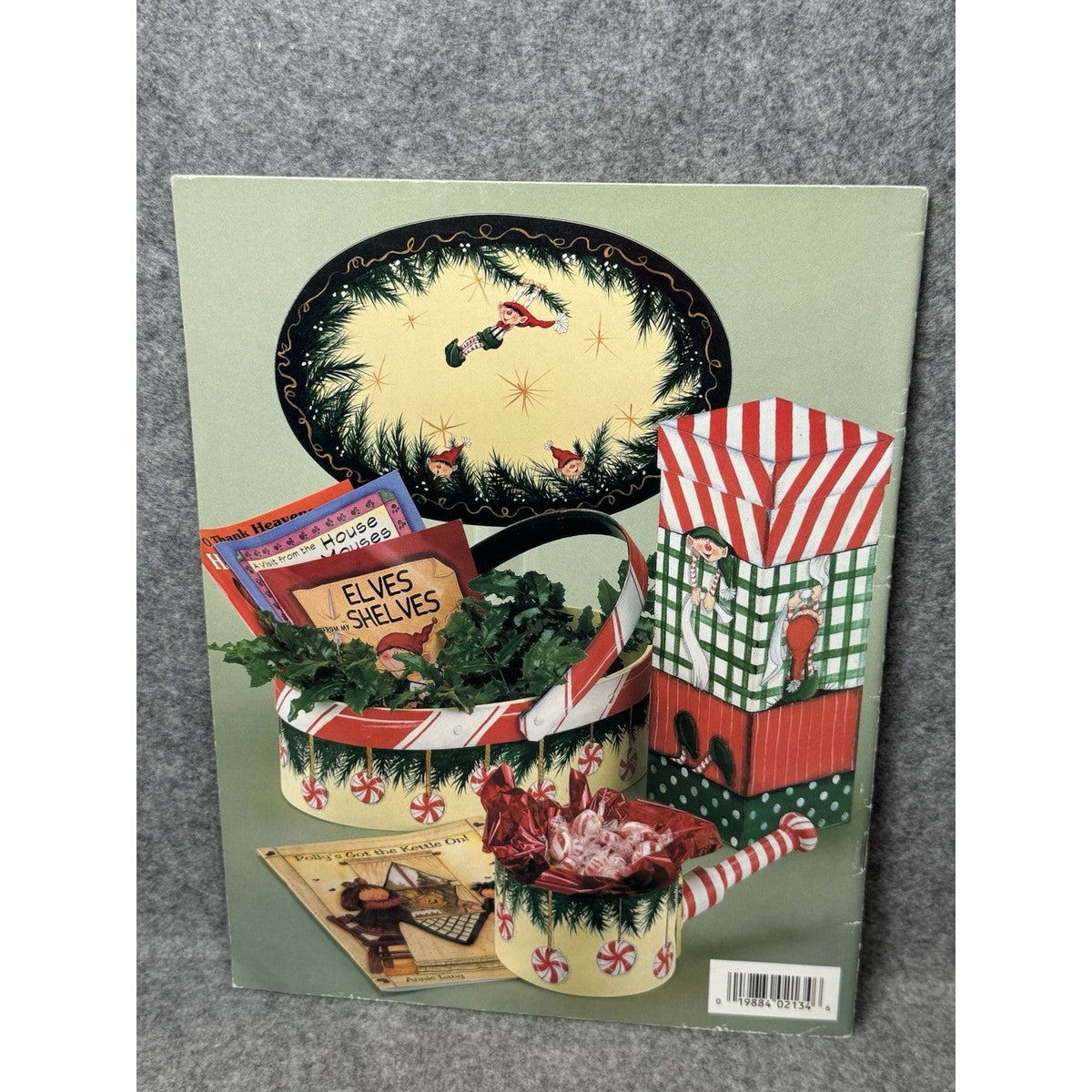 1996 Elves Just Bein’ Themselves Annie Lang Christmas Tole Painting Pattern Book